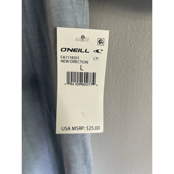 NWT O'Neill New Direction T-Shirt - Light Indigo Size Large - Picture 4 of 6